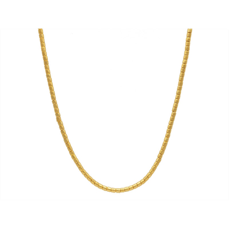 Gurhan 24K And 22K Yellow Gold Vertigo Single Strand Necklace