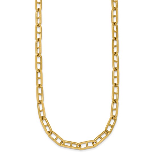 14K Yellow Gold Marriner Link Style Necklace