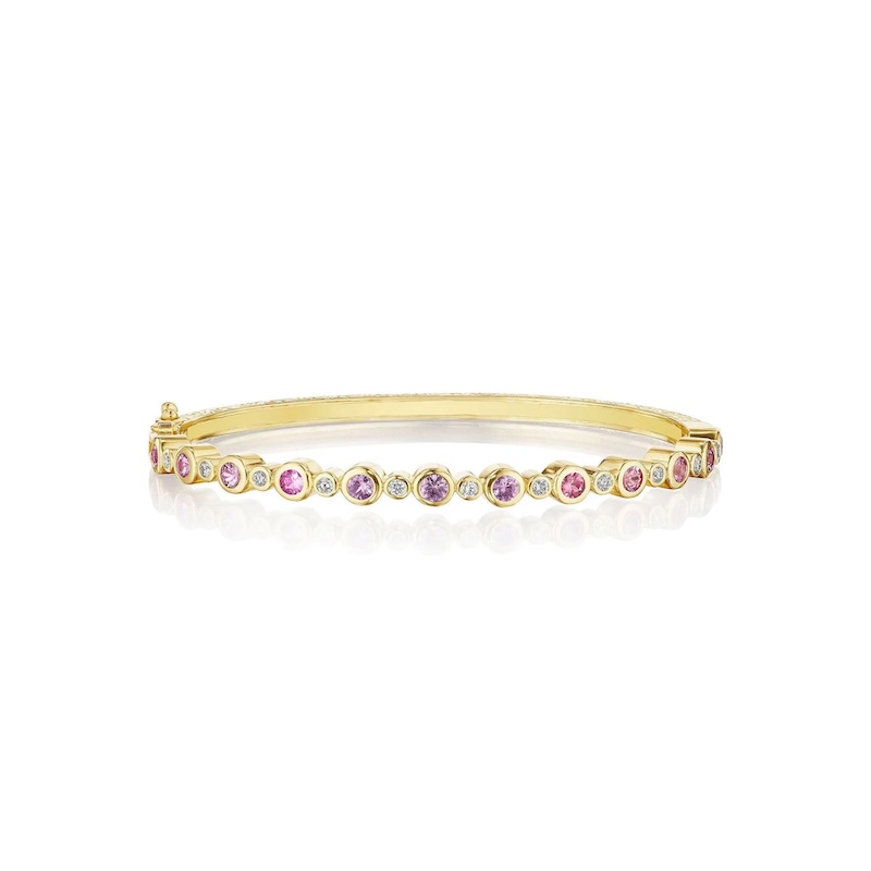 Penny Preville Pink Sapphire Aura Bangle