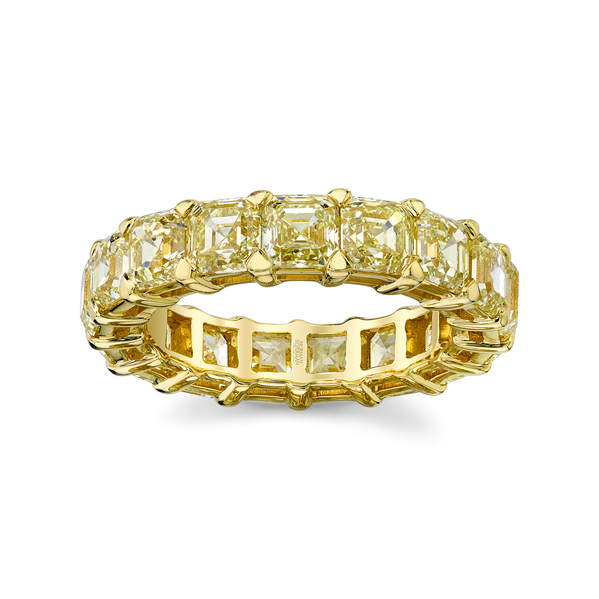 Norman Silverman 18K Yellow Gold Eternity Band