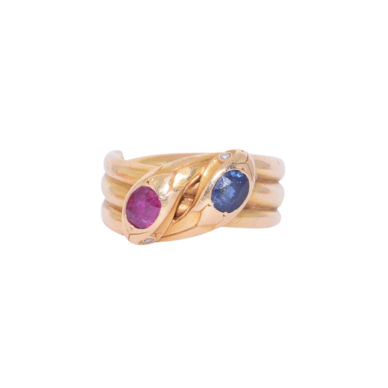Kwiat Vintage Jewelry Antique Entwined Snake Ring