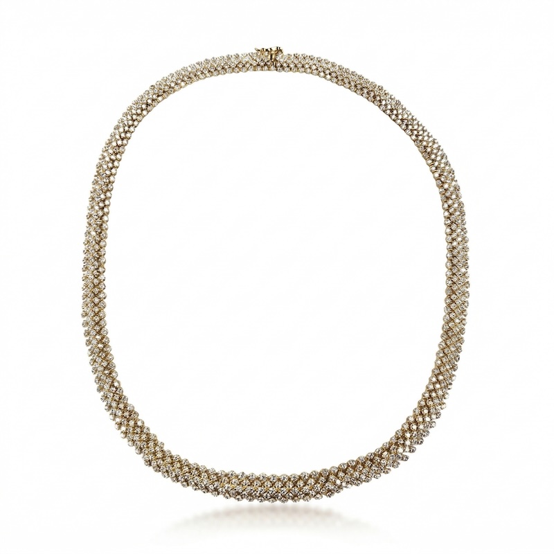 Bachendorf's Mult-Row Diamond Necklace