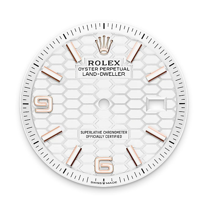 Intense white dial