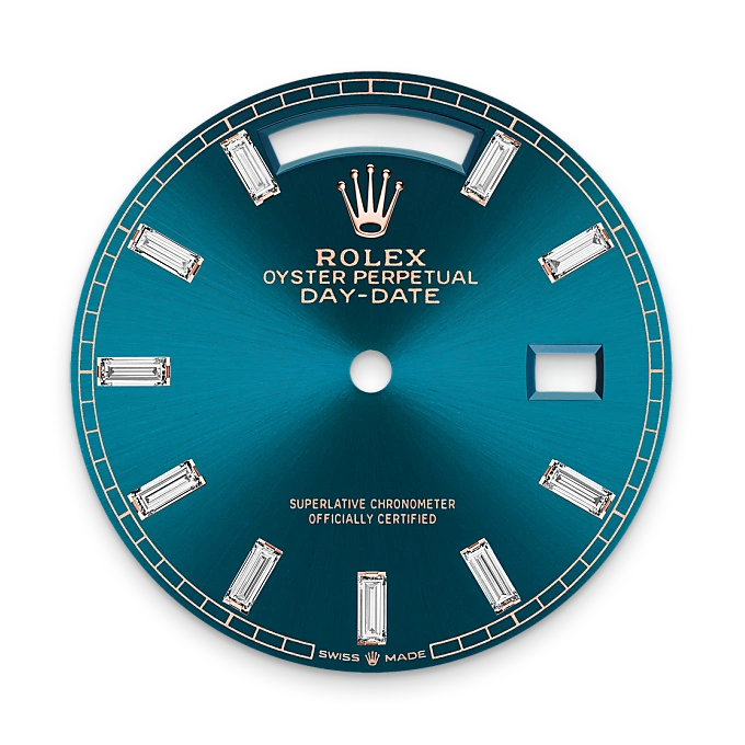 Blue-green dial