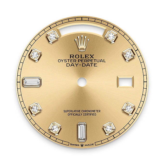 Champagne-colour dial