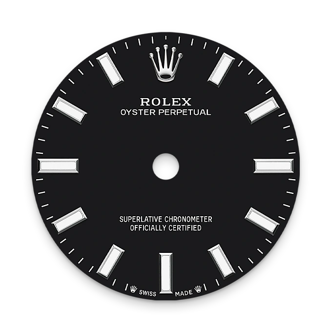 Black dial