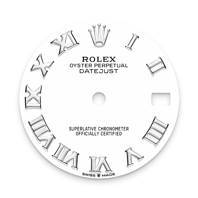White dial