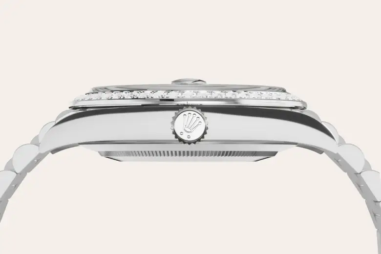 18 kt white gold